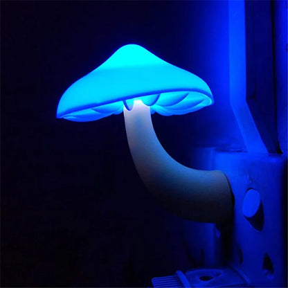 Mushroom Shape Night Light With A Automatic Sensor