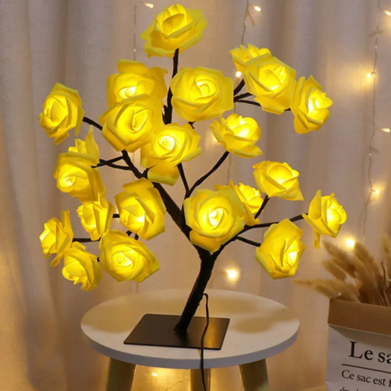 Rose Flower Table Lamp