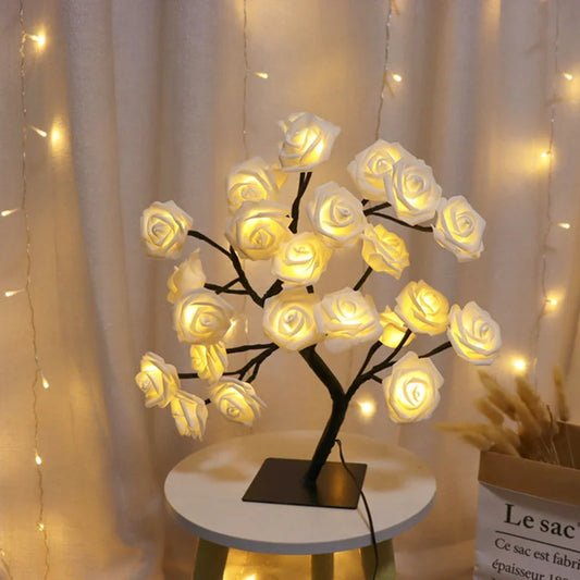 Rose Flower Table Lamp