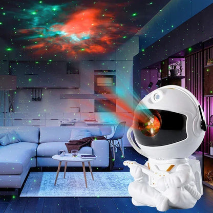 Star Projector Galaxy Night Light Astronaut Space Projector Starry Nebula Ceiling LED Lamp for Bedroom Home Decorative Kids Gift