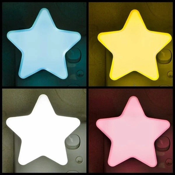 Outlet LED Star Night Light